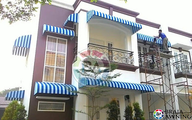 canopy kain rumah biru salur