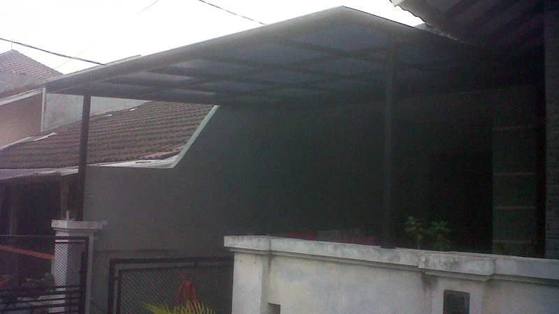 canopy polycarbonate garasi mobil